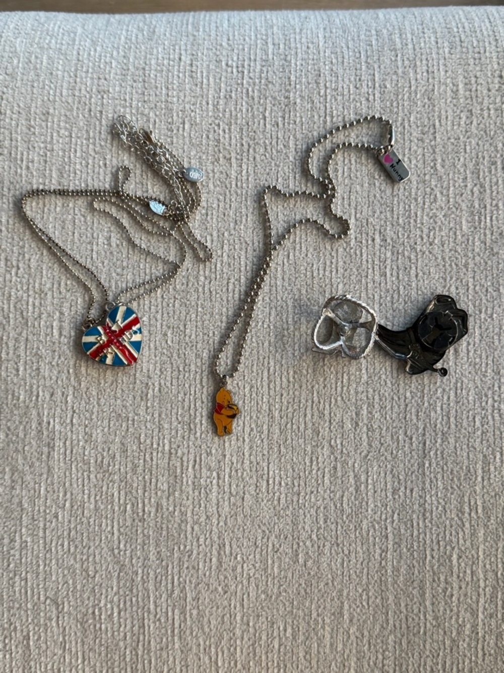 Disney Silver-Tone Metal Charm Pendant